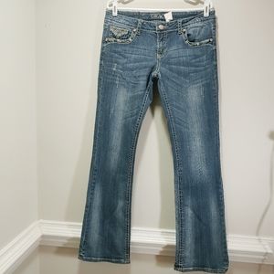 Grace in LA low rise light wash jeans Size 30